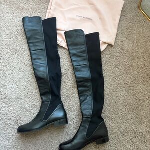Stuart Weitzman 5050 leather Over-the-Knee Boots - Brand New
